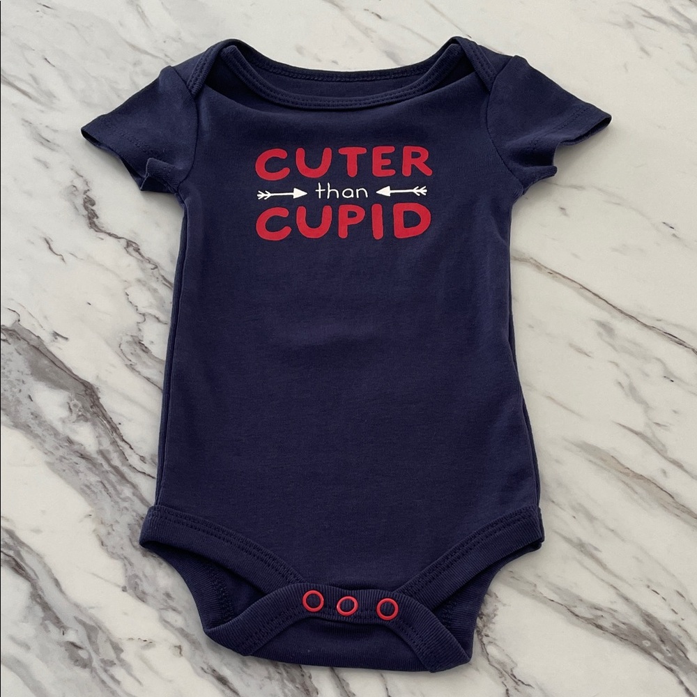 Joe Fresh Navy Baby Valentine’s Day Onesie